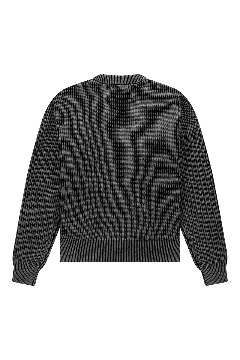 Fisherman Rib Knit Crewneck Black – THE NEW ORIGINALS