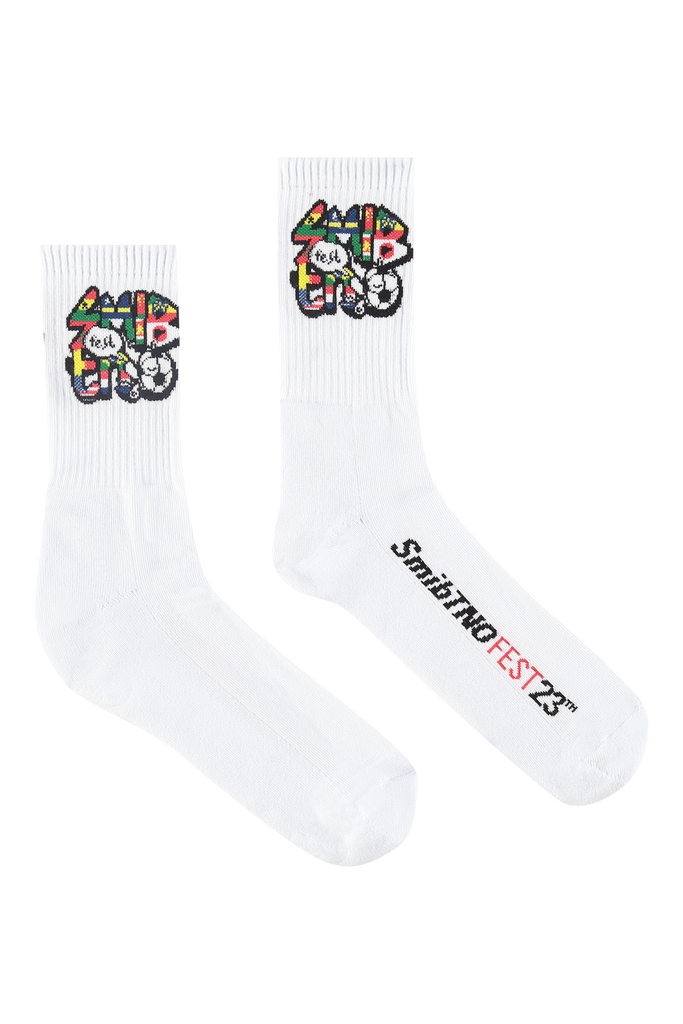 SMIB x TNO FEST Socks 2023 White