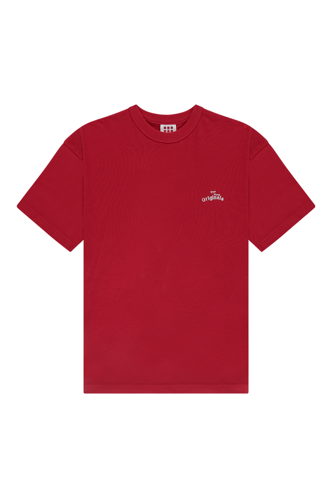 Workman Embroidered Tee Barbados Cherry