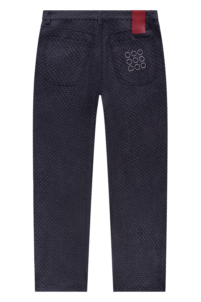 9-Dots Baggy Jeans Raw Denim