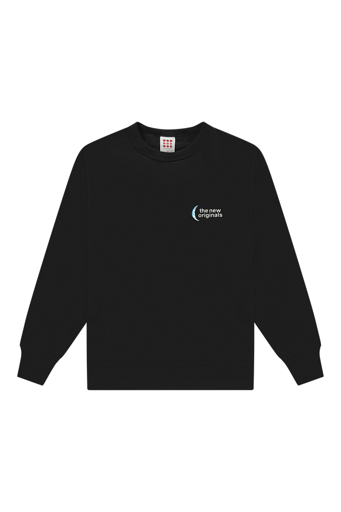 9 Moon Phases Crewneck Black