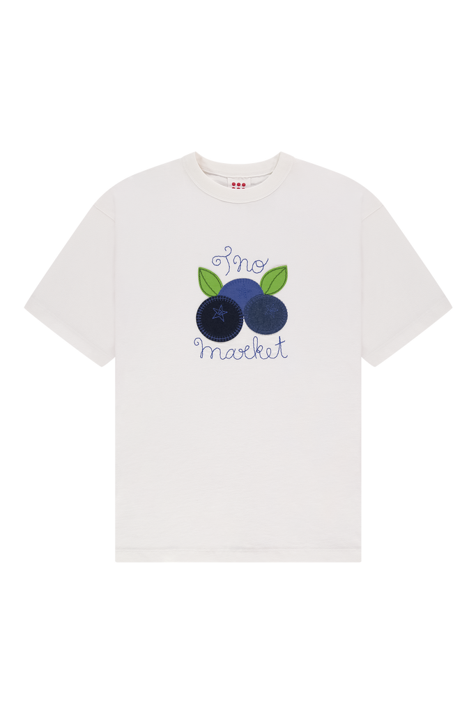 Fruit Applique Tee White Alyssum