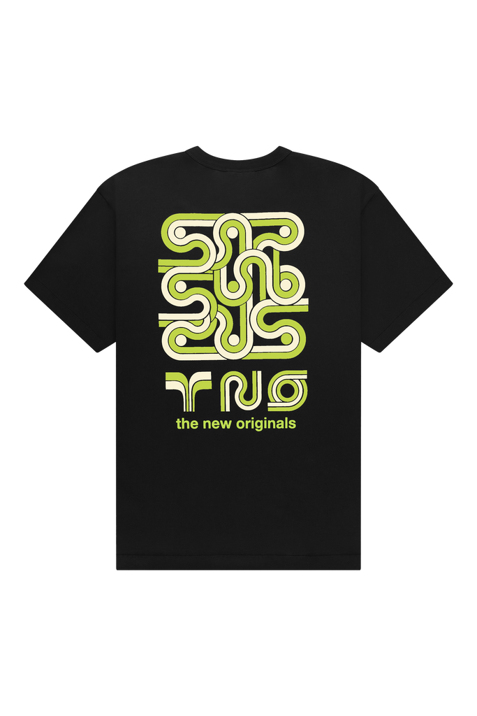 Supergraphic Tee Black/Lime Punch