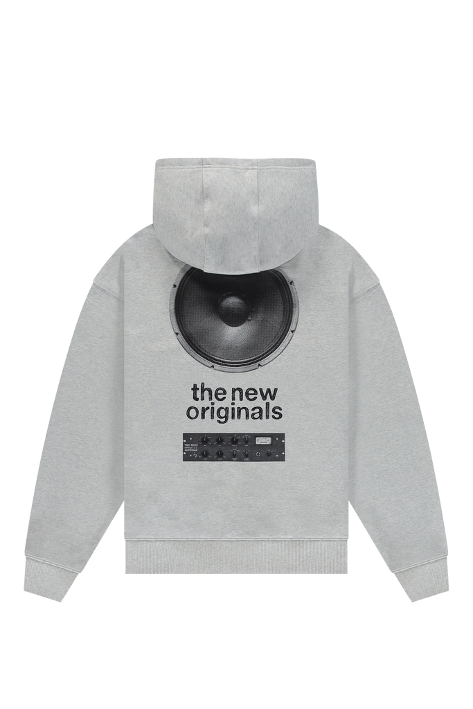 Speaker Hoodie Light Grey Melange