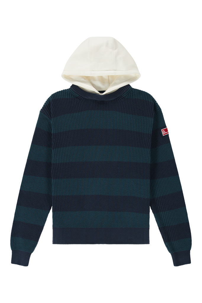Fisherman Rib Knit Hoodie Magical Forest