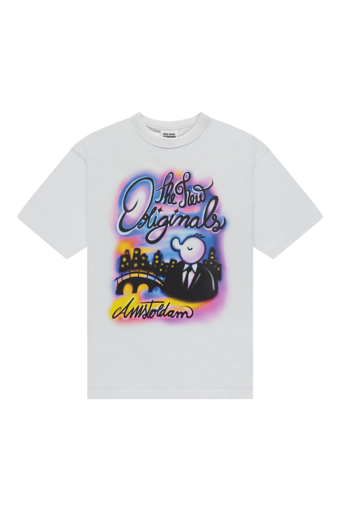 Freddy Airbrush Tee White