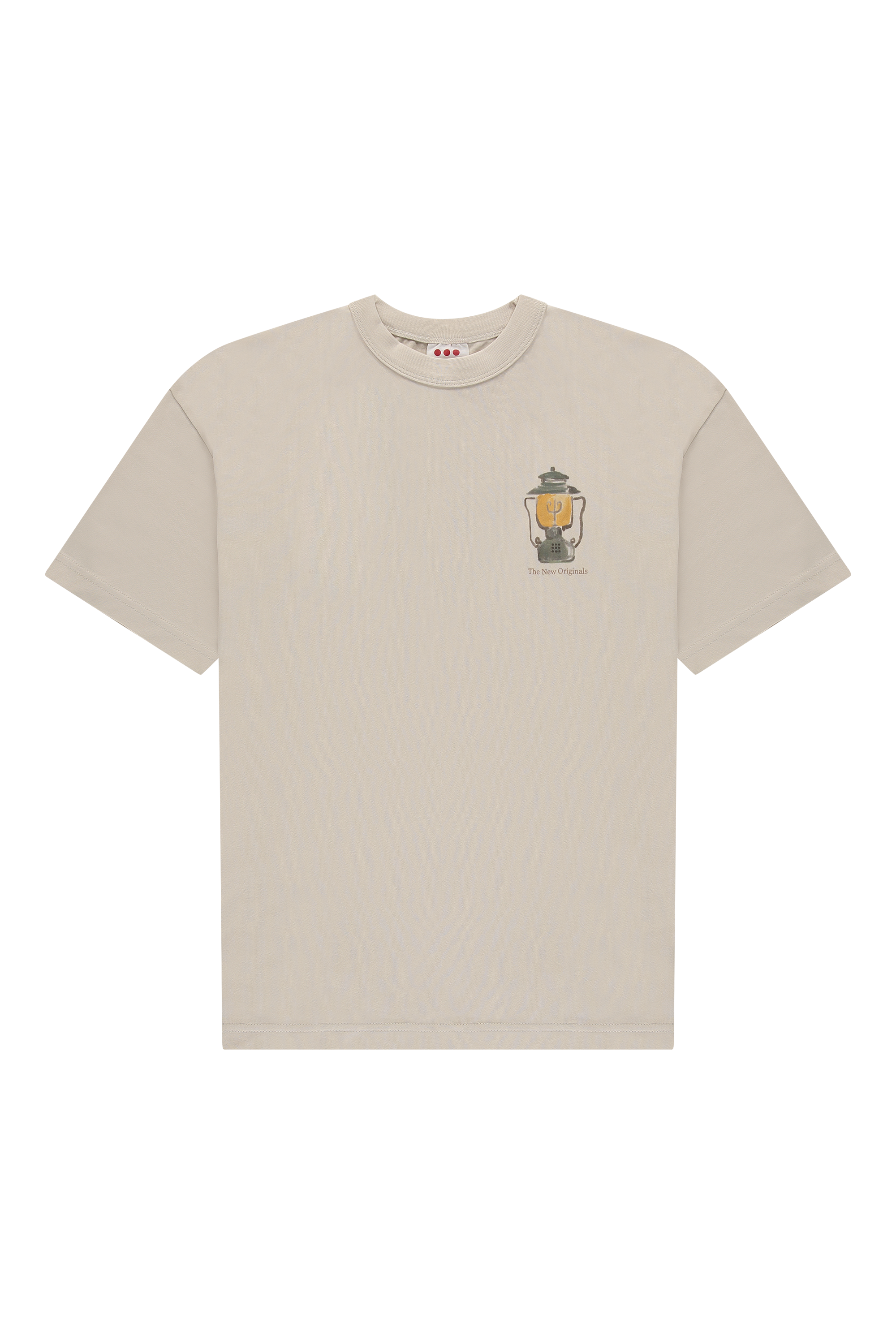 Camping Essentials Tee White Sand