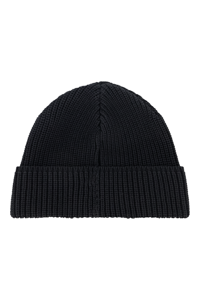 Fisherman Rib Beanie Black