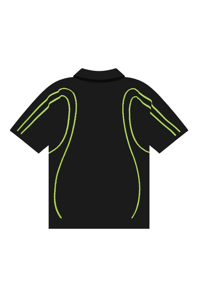 Inner Space Polo Black/Lime