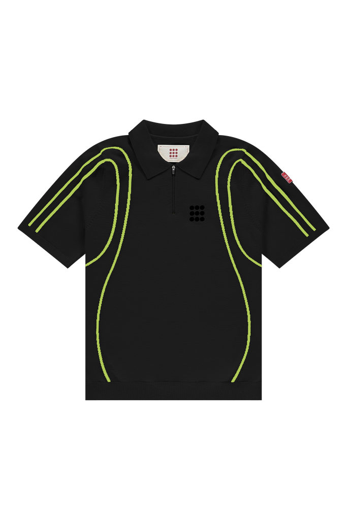 Inner Space Polo Black/Lime