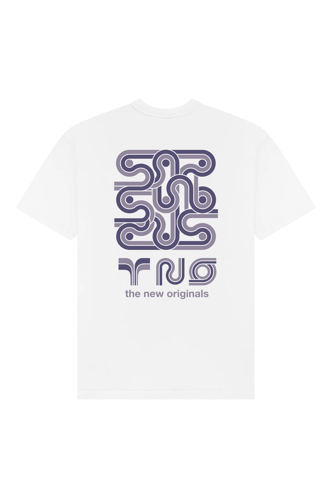 Supergraphic Tee White/Mysterioso