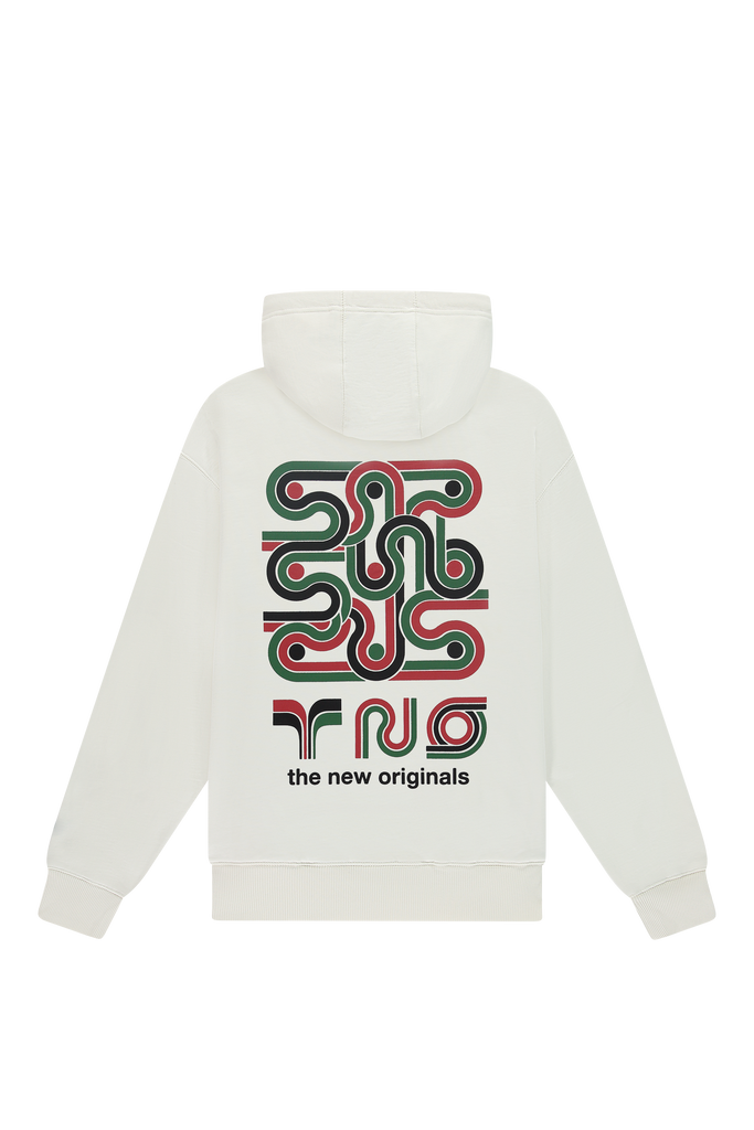 Supergraphic Hoodie White Alyssum/Potting Soil