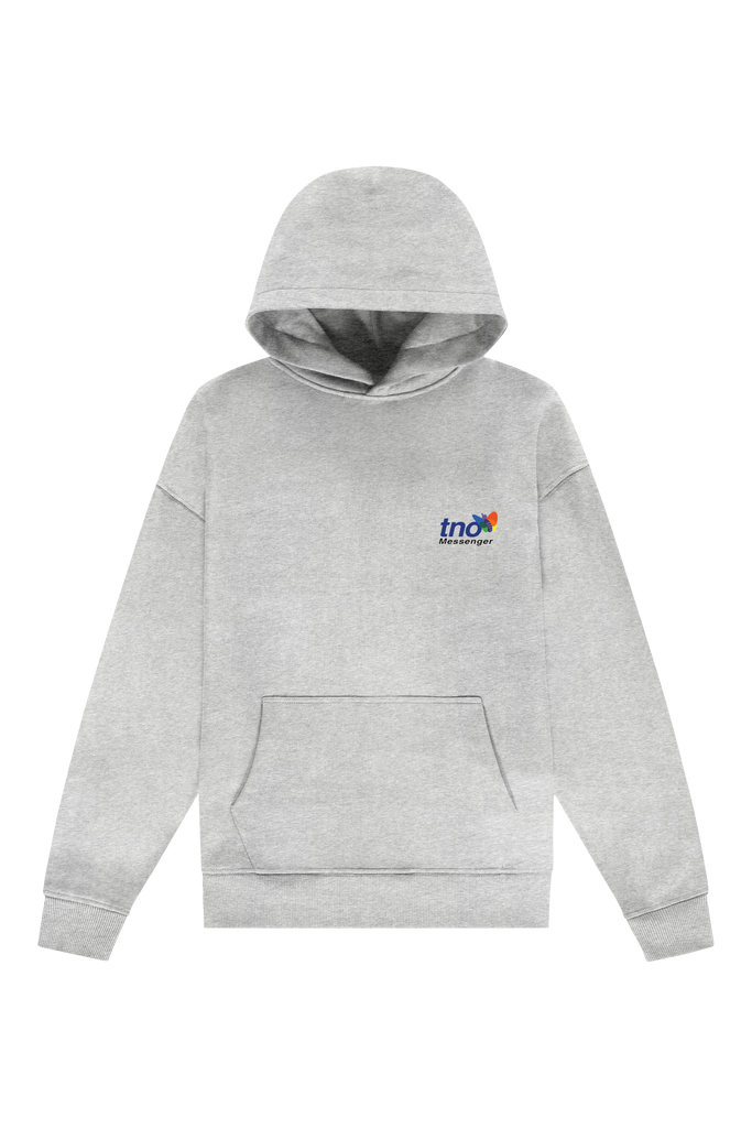 TNO Messenger Hoodie Light Grey Melange