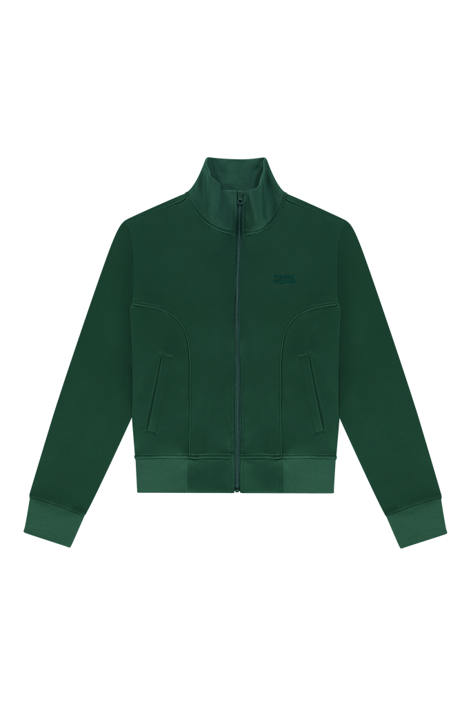 Emblem Track Jacket Rain Forest