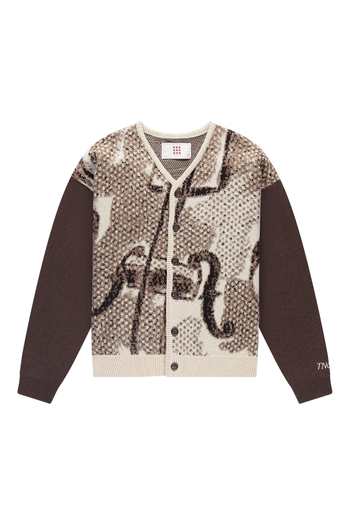 Jazz Small Edge Cardigan Bracken Brown