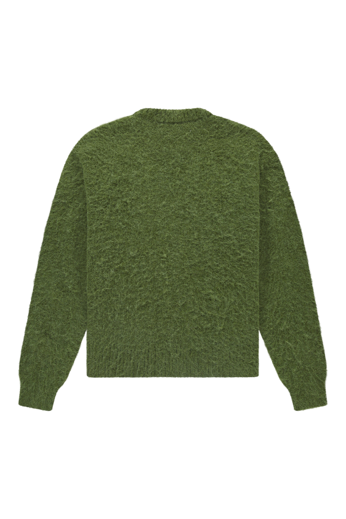 Mohair Crewneck Calla Green