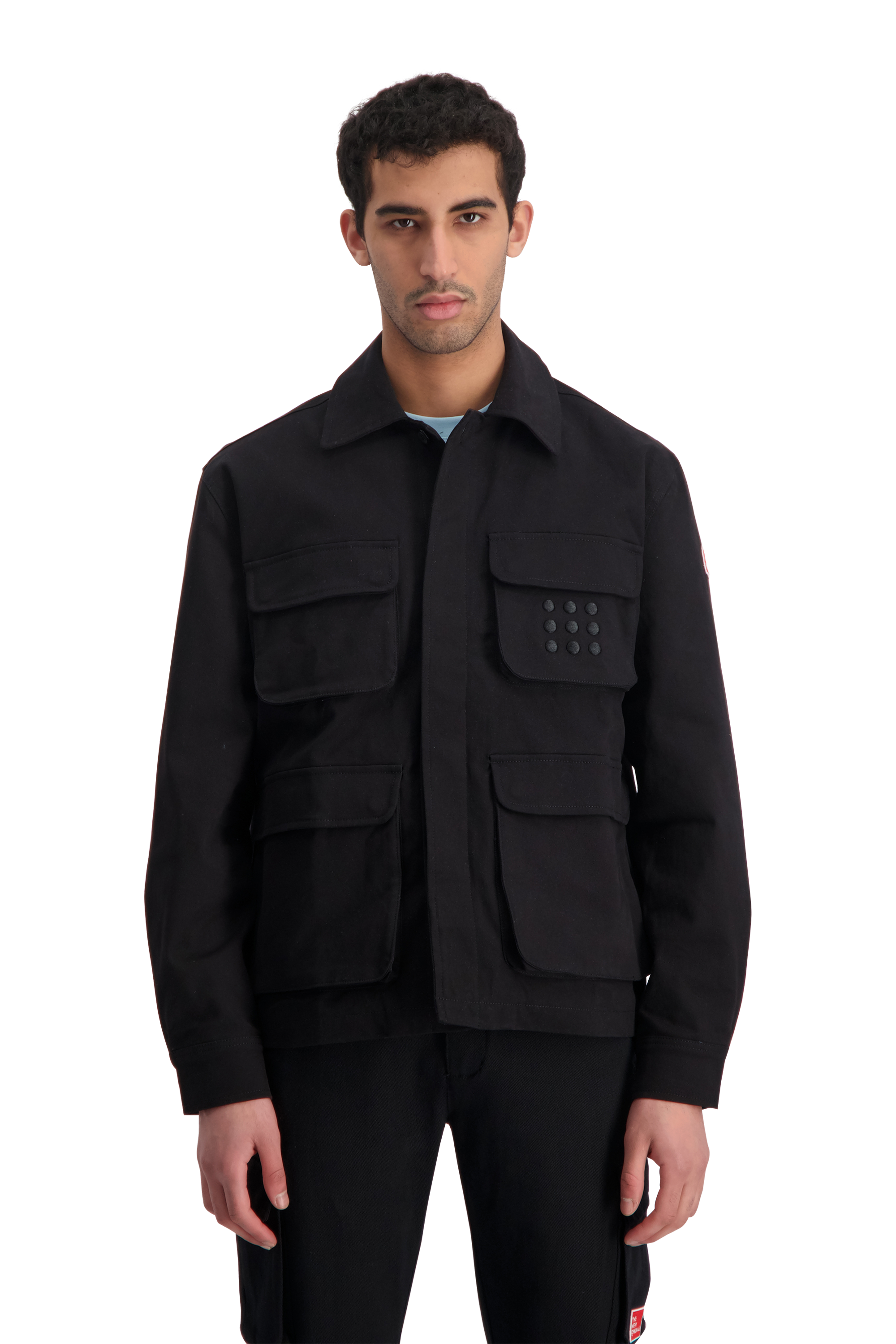 Multi outlet pocket jacket