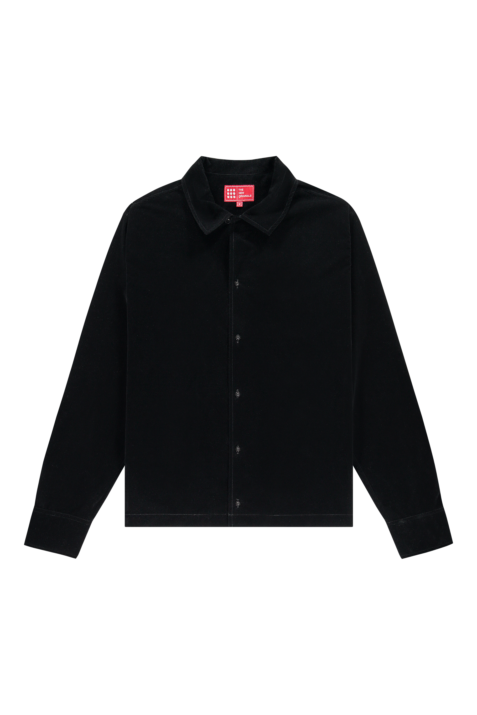 Cuban Collar Shirt Black Velvet