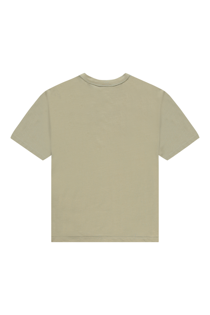 Wood Cabin Tee Moss Gray